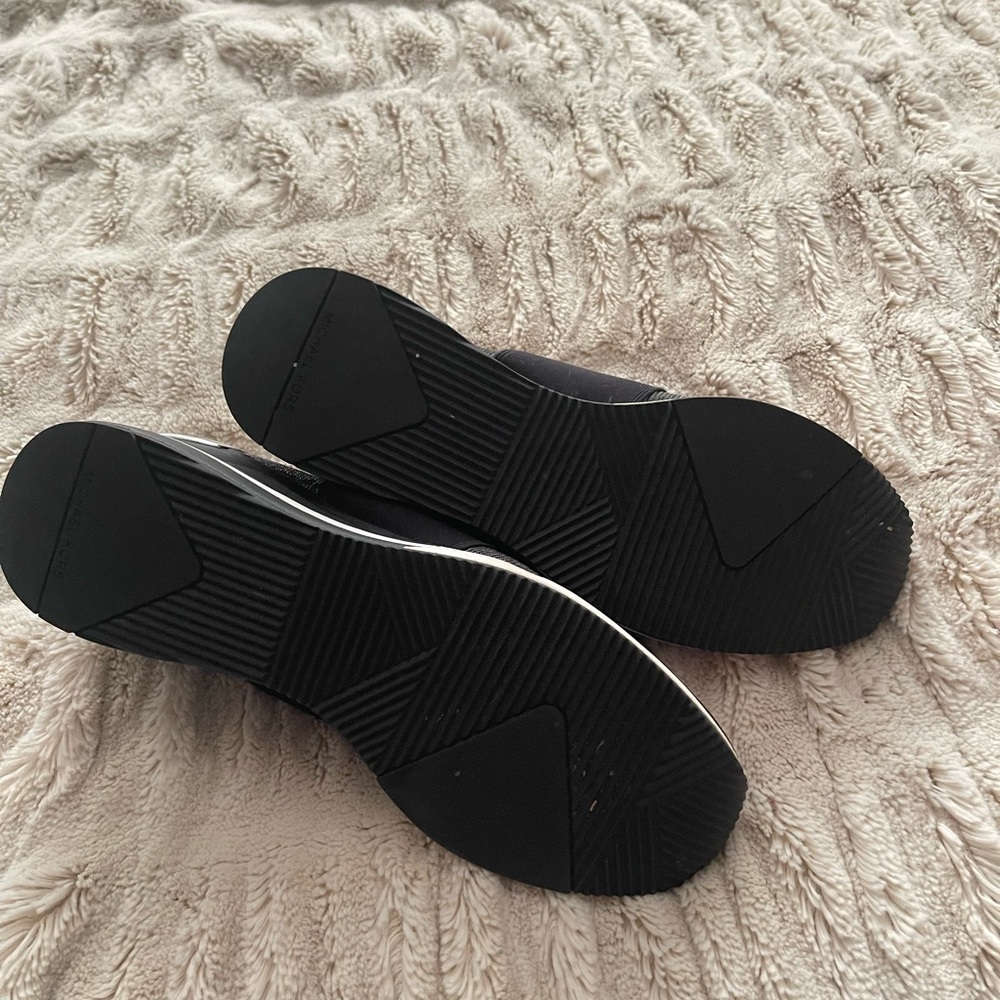 MICHAEL Michael Kors Felix Slip-On Wedge Trainers. - Picture 4 of 13